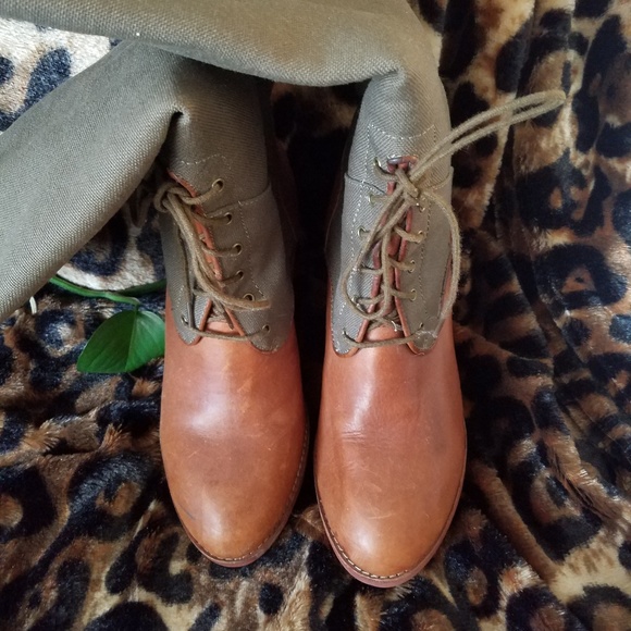 BASS Shoes - Pre loved Boots DRIFTWOOD OLIVE 8M